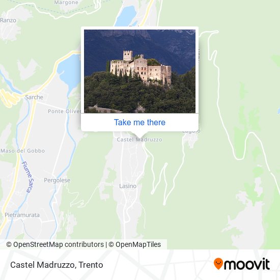 Castel Madruzzo map