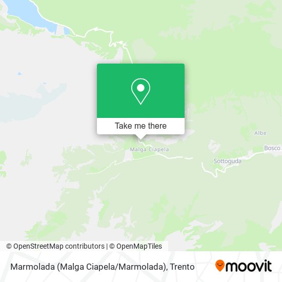Marmolada (Malga Ciapela / Marmolada) map