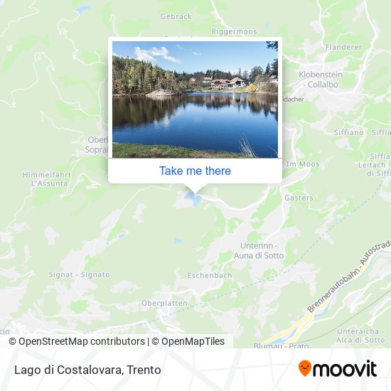 Lago di Costalovara map