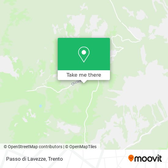 Passo di Lavezze map