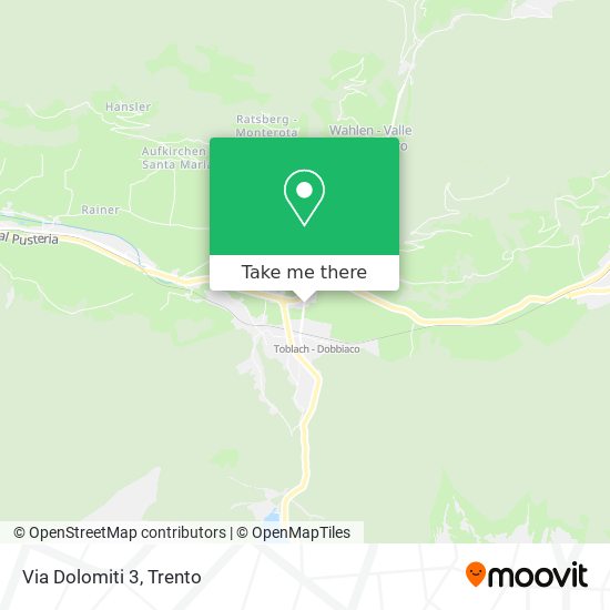 Via Dolomiti 3 map