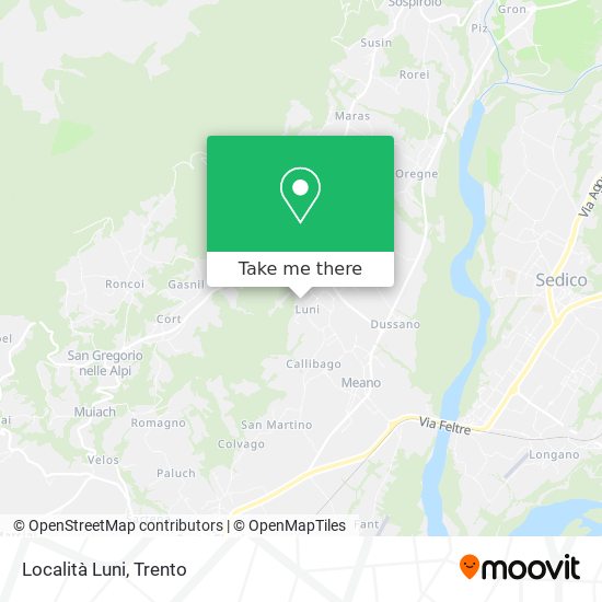 Località Luni map