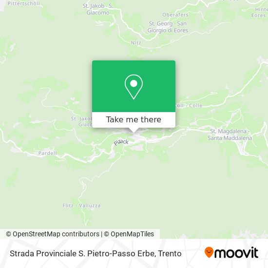 Strada Provinciale S. Pietro-Passo Erbe map