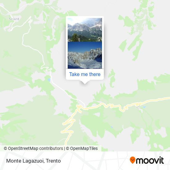 Monte Lagazuoi map