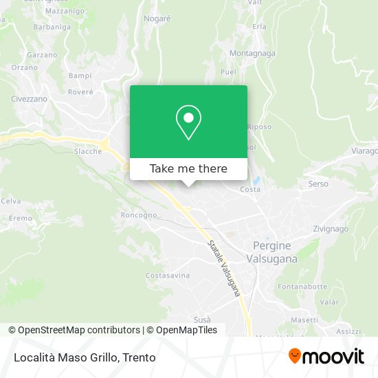 Località Maso Grillo map