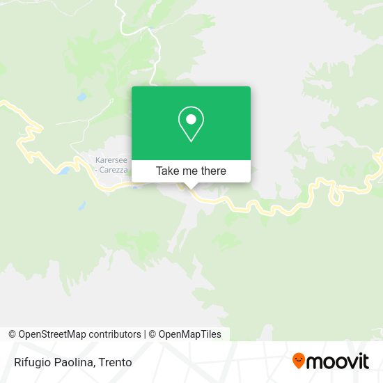Rifugio Paolina map