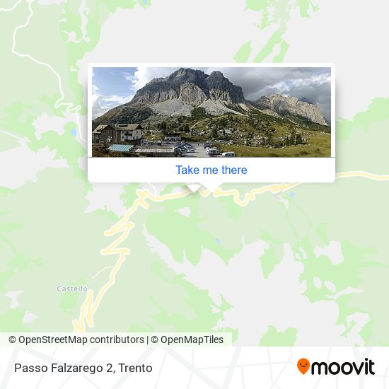 Passo Falzarego 2 map