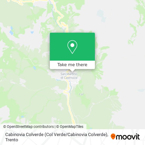 Cabinovia Colverde (Col Verde / Cabinovia Colverde) map