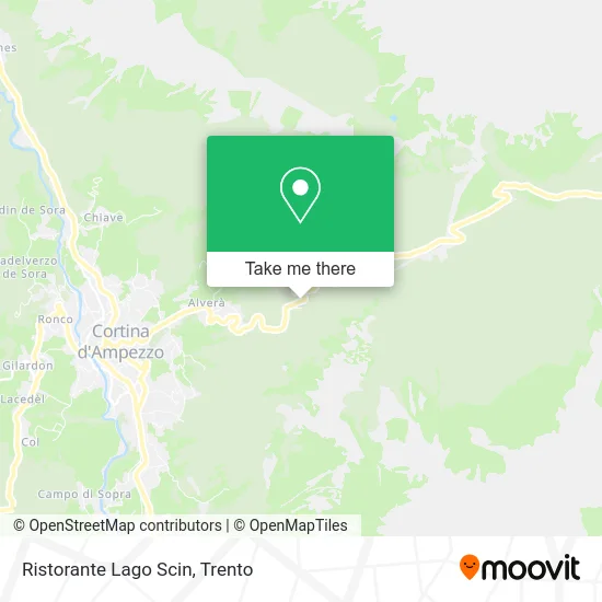 Lago Scin Restaurant map