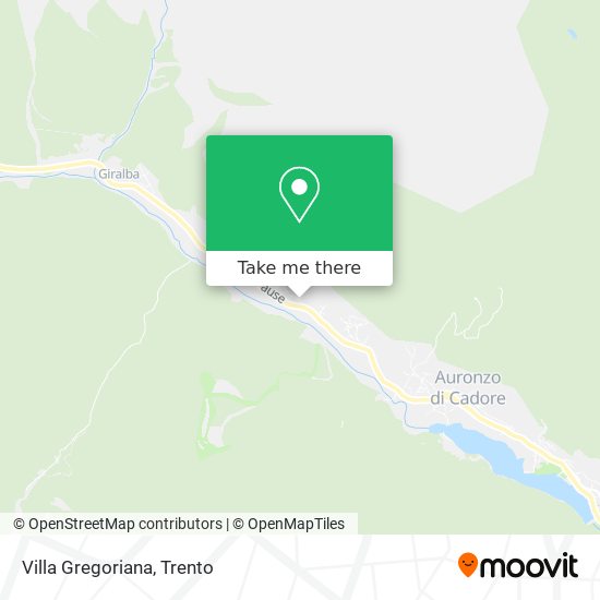 Villa Gregoriana map