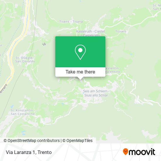 Via Laranza 1 map