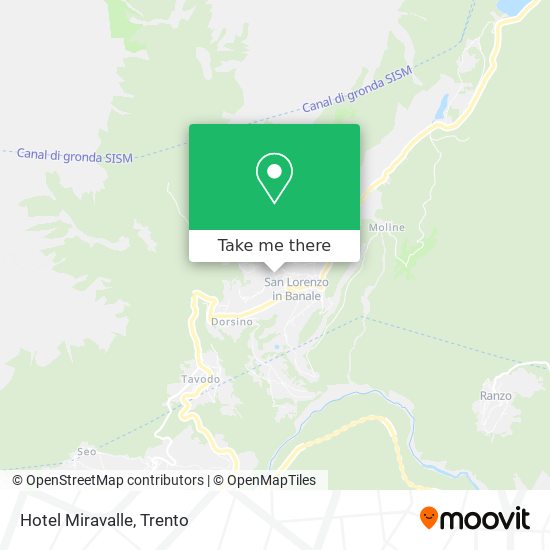 Hotel Miravalle map