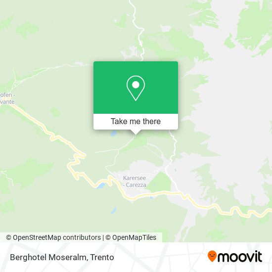 Berghotel Moseralm map