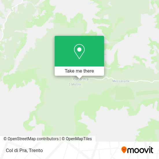 Col di Pra map