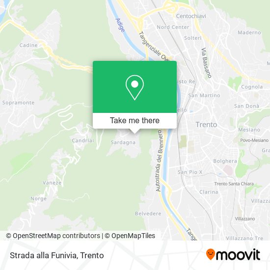 Strada alla Funivia map
