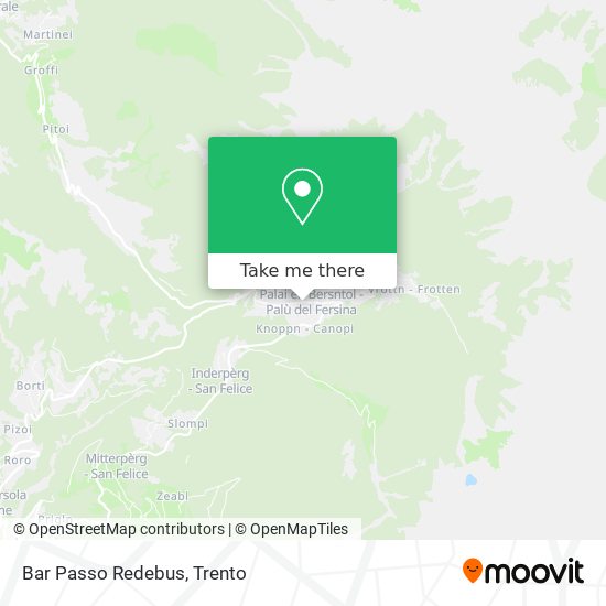 Bar Passo Redebus map