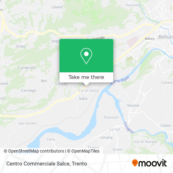 Centro Commerciale Salce map