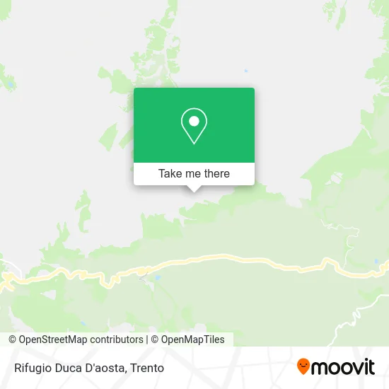Duca D'aosta Refuge map