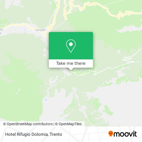 Hotel Rifugio Dolomia map