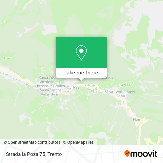 Strada la Poza 75 map