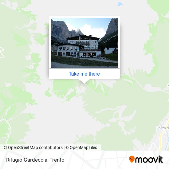 Rifugio Gardeccia map
