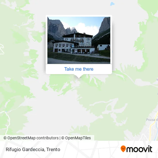 Rifugio Gardeccia map