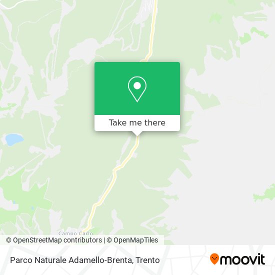Parco Naturale Adamello-Brenta map