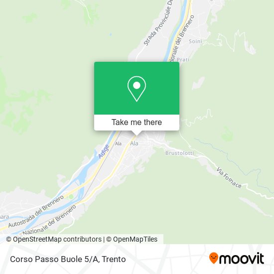 Corso Passo Buole 5/A map