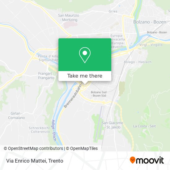 Via Enrico Mattei map