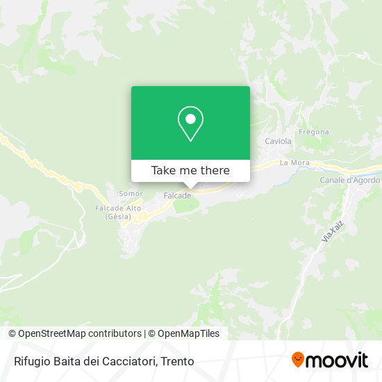 Rifugio Baita dei Cacciatori map
