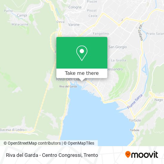 Riva del Garda - Centro Congressi map