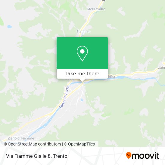 Via Fiamme Gialle 8 map