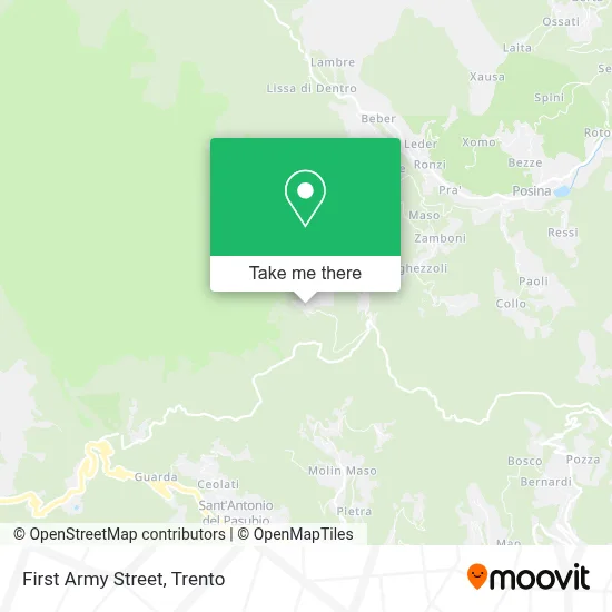 First Army Street map
