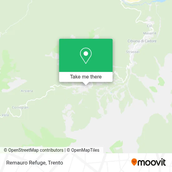 Remauro Refuge map