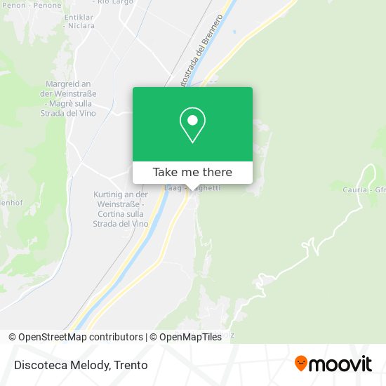 Discoteca Melody map