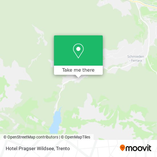 Hotel Pragser Wildsee map