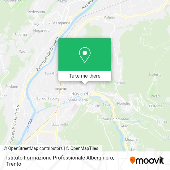 Istituto Formazione Professionale Alberghiero map
