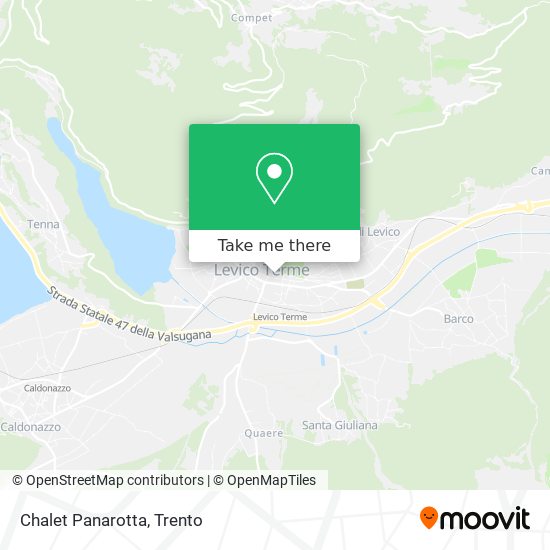 Chalet Panarotta map