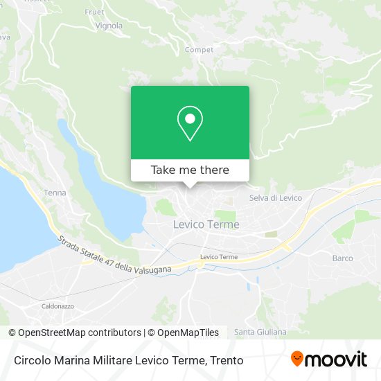 Circolo Marina Militare Levico Terme map
