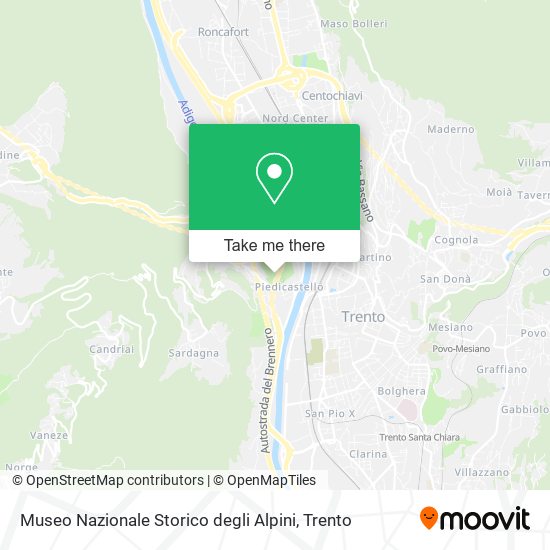 Museo Nazionale Storico degli Alpini map