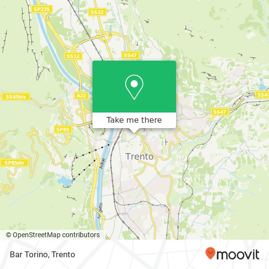 Bar Torino, Piazza Silvio Pellico, 8 38122 Trento map