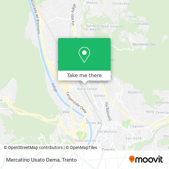 Mercatino Usato Dema map