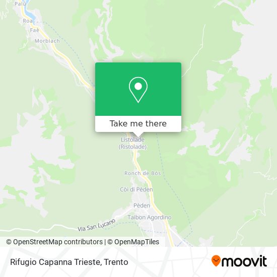 Rifugio Capanna Trieste map