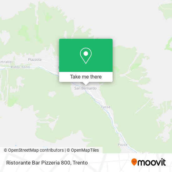 Ristorante Bar Pizzeria 800 map