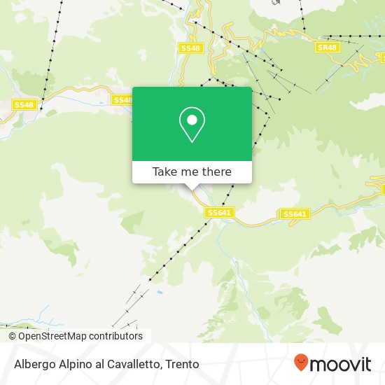 Albergo Alpino al Cavalletto, Via de Costa, 103 38032 Canazei map