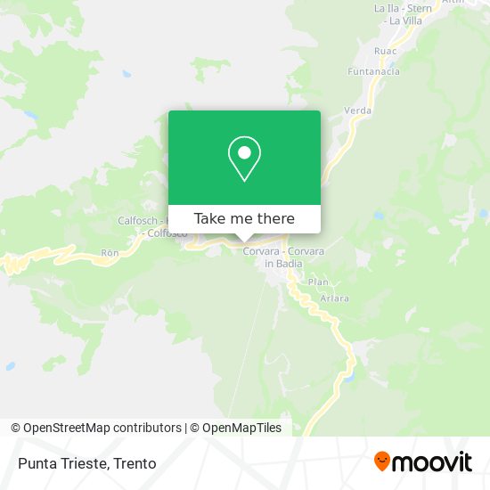 Punta Trieste map