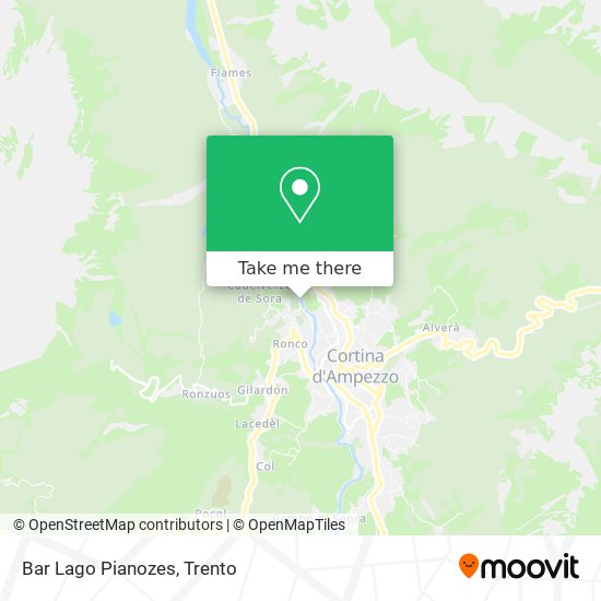 Bar Lago Pianozes map