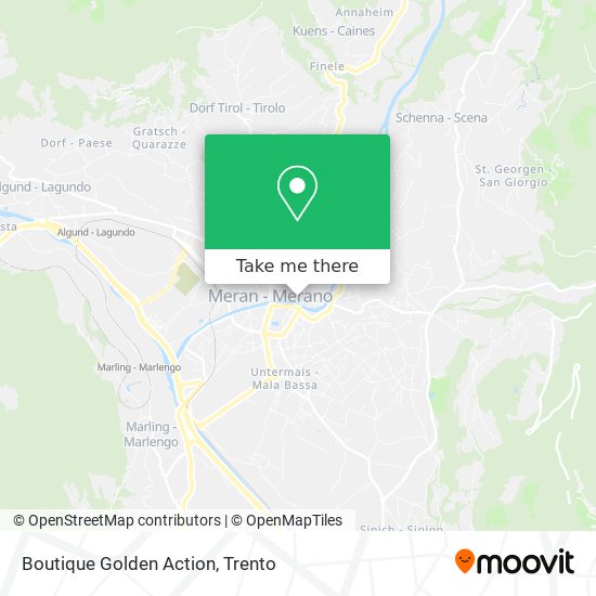 Boutique Golden Action map