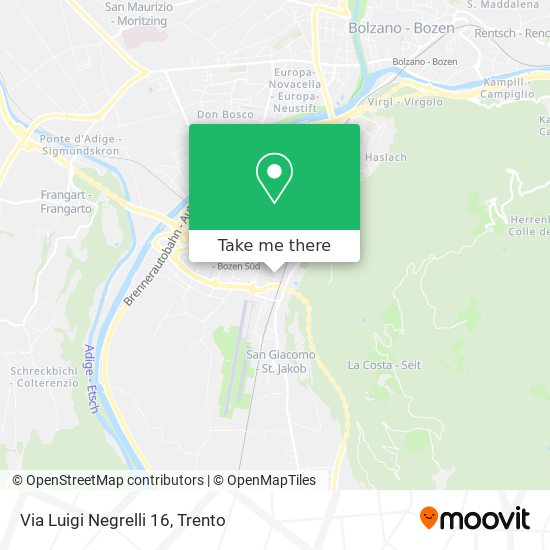 Via Luigi Negrelli 16 map