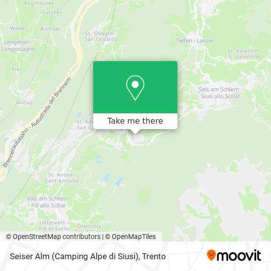 Seiser Alm (Camping Alpe di Siusi) map